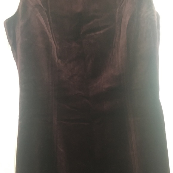 NWT GAP Burgundy Velvet Dress - Picture 4 of 7